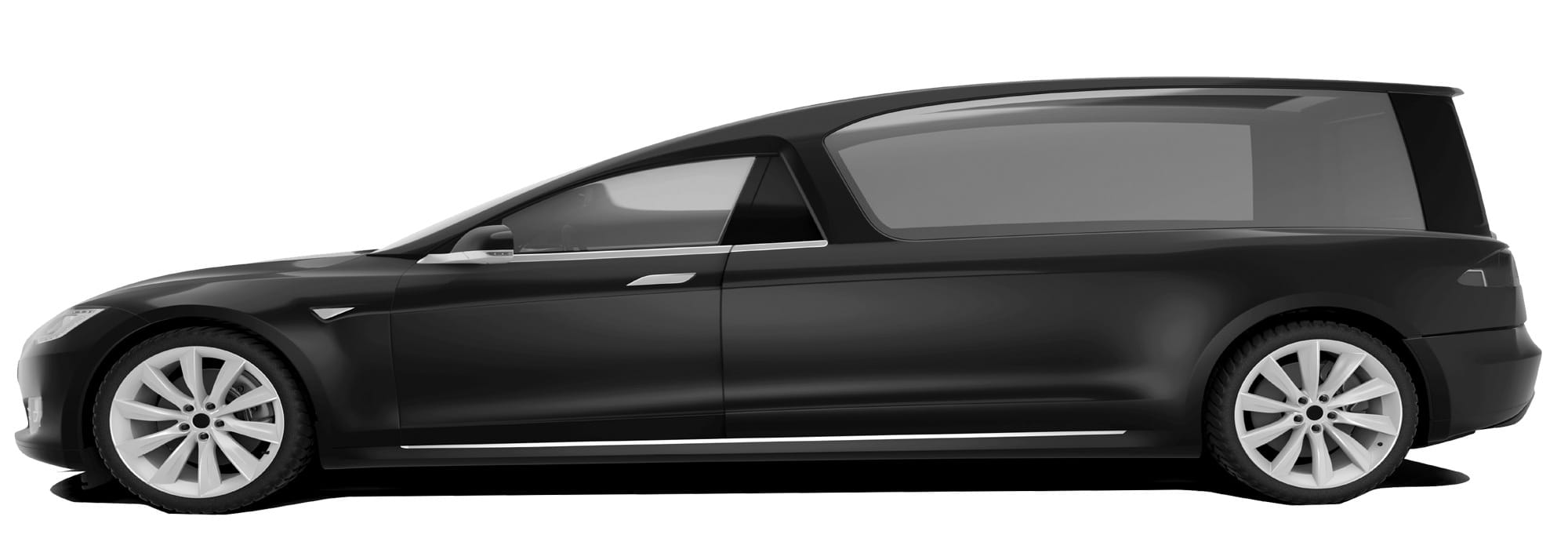 Premium Electric Hearse with Extended Wheelbase (Tesla S)