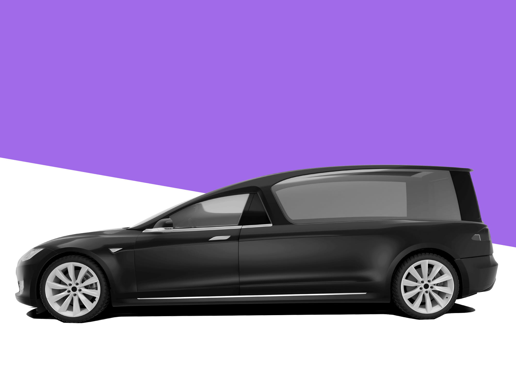 Tesla S - Extended Electric Hearse